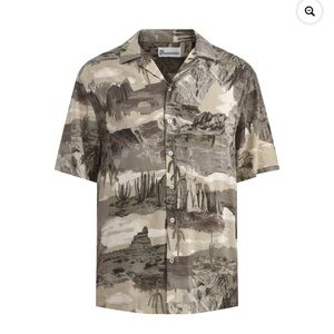 2/22 Sale‼️No boundaries Men’s Rayon Print Button Up Shirt With Short Sleeves